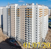 Ход строительства дома 11 в Микрорайон Нанжуль-Солнечный -