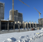 Ход строительства дома 3 в ЖК Семейный Бульвар -