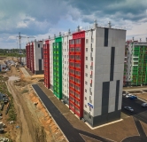 Ход строительства дома 20А в ЖК Вишневая Горка -