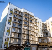 Ход строительства дома 1.9 в ЖК Родные росы -