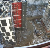 Ход строительства дома 1 в ЖК Притяжение -