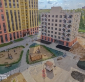 Ход строительства дома 5, секция 5.1, 5.2, 5.10 в ЖК Красное Яблоко -