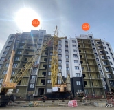 Ход строительства дома 33 в ЖК Авиатоr -