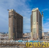 Ход строительства дома № 5.2 в ЖК Новоостровский -