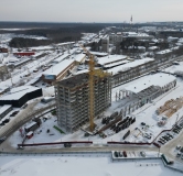 Ход строительства дома 3 в ЖК Комсомольский -