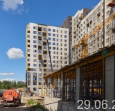 Ход строительства дома № 2 (1714) в ЖК Сибирский -