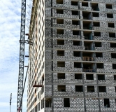Ход строительства дома блок А в ЖК Лазурный -