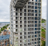 Ход строительства дома № 40, корпус 1.1.5 (Благовещенские башни) в СТАТУС на Черниговской от GloraX -