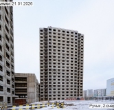 Ход строительства дома 147.2 в ЖК Ручьи -