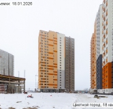 Ход строительства дома 132, корпус 216.1 в ЖК Цветной Город -