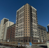 Ход строительства дома 107, корпус 1 (ГП-74) в ЖК Беринг -