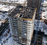 Ход строительства дома 33 в ЖК Весенний квартал -