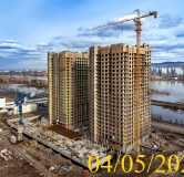 Ход строительства дома № 5.1 в ЖК Новоостровский -