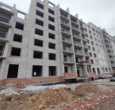 Ход строительства дома 1 в КД Санрайз -