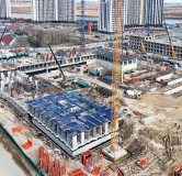 Ход строительства дома 14, корпус 1 в ЖК Остров-сад -