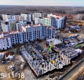 Ход строительства дома А1.1-2 в ЖК Новиль -