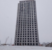 Ход строительства дома № 1441 (ГП-1) в ЖК Мятный -