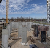 Ход строительства дома 11.1 в ЖК Солнечный -