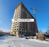 Ход строительства дома 38 в ЖК Кино -