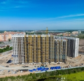 Ход строительства дома 2 в ЖК Самоцветы Бирюза -