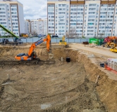 Ход строительства дома 22 в ЖК Заветный -