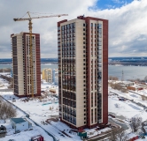 Ход строительства дома 1 в ЖК Черемушки на Приморской -