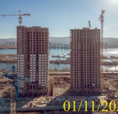 Ход строительства дома № 5.2 в ЖК Новоостровский -