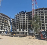 Ход строительства дома 114ю, поз.2, 1 этап в ЖК Флора (FLORA) -