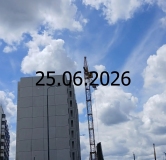 Ход строительства дома 6 в ЖК Крылья -