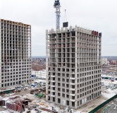 Ход строительства дома № 117, корпус 13 (4Б) в ЖК Фатера -