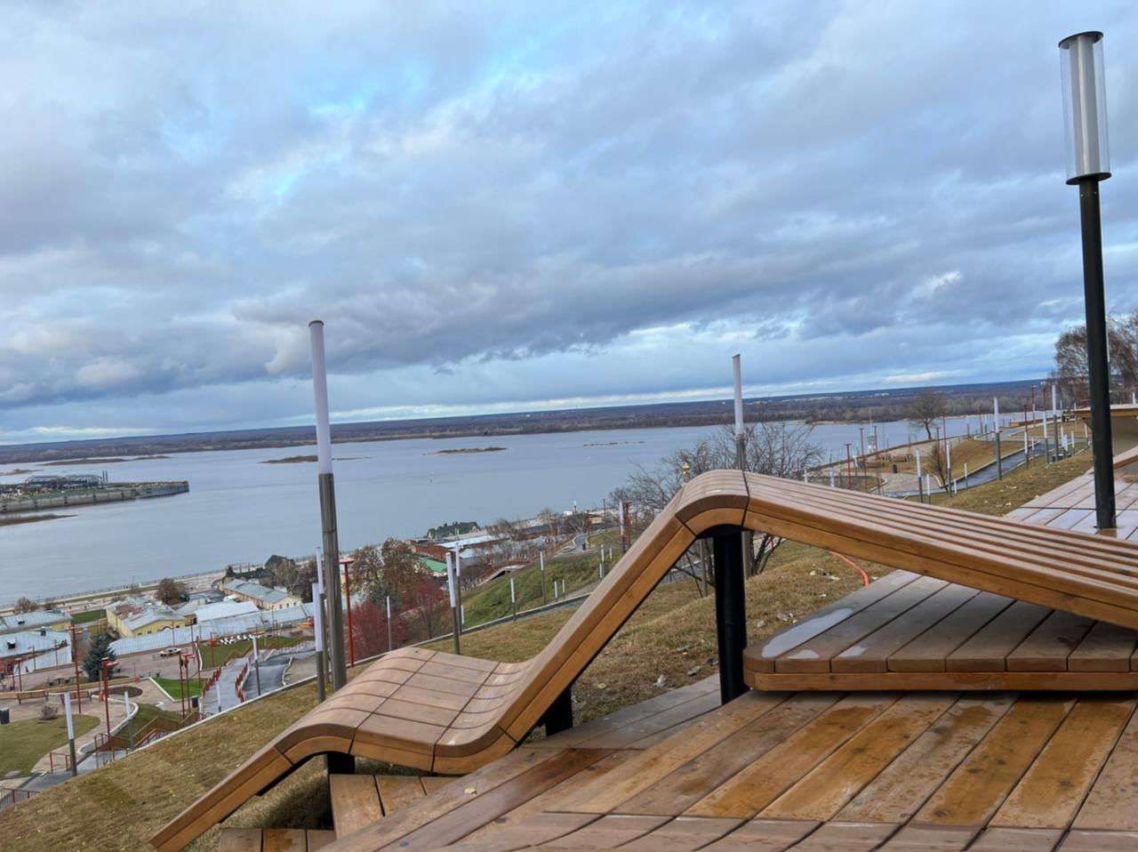 Лестницу отремонтировали на набережной Федоровского в Нижнем Новгороде - фото 1