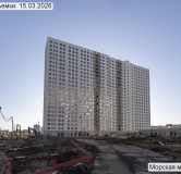 Ход строительства дома Корпус 1.2 в ЖК Морская Миля -