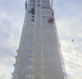 Ход строительства дома 16 в ЖК Progress Встречный -