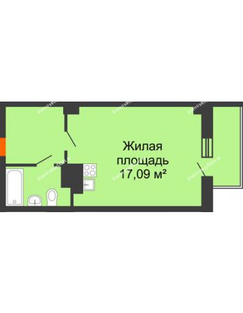 Студия 32,99 м² в ЖК Сокол Градъ, дом Литер 4 (5)