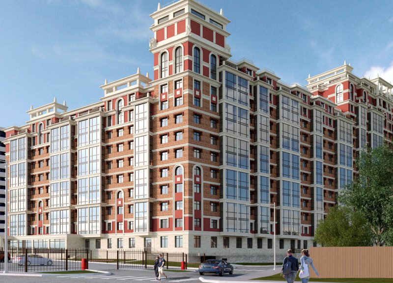 Дом 43, секция А, Б в ЖК Альпийский Парк - фото 1