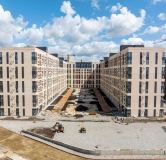 Ход строительства дома Литер 1.2 в ЖК Зеленая территория -