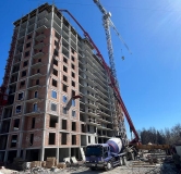 Ход строительства дома 1 в ЖК По ул. Центральная -