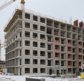 Ход строительства дома корпус 1.2 в ЖК Сэтл Ривьера -