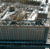 Ход строительства дома 2 в ЖК Базилик -