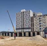 Ход строительства дома 5, секция 3.6, 3.7, 3.8 в ЖК Красное Яблоко -